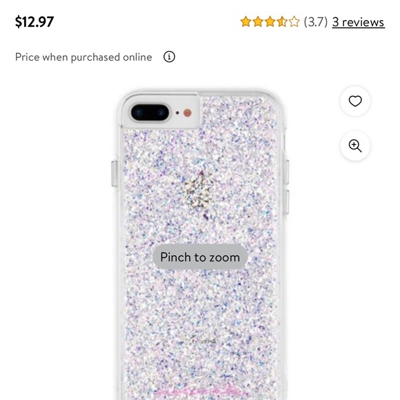 iPhone 8 Plus screen protector phone case bundle - Picture 2 of 7